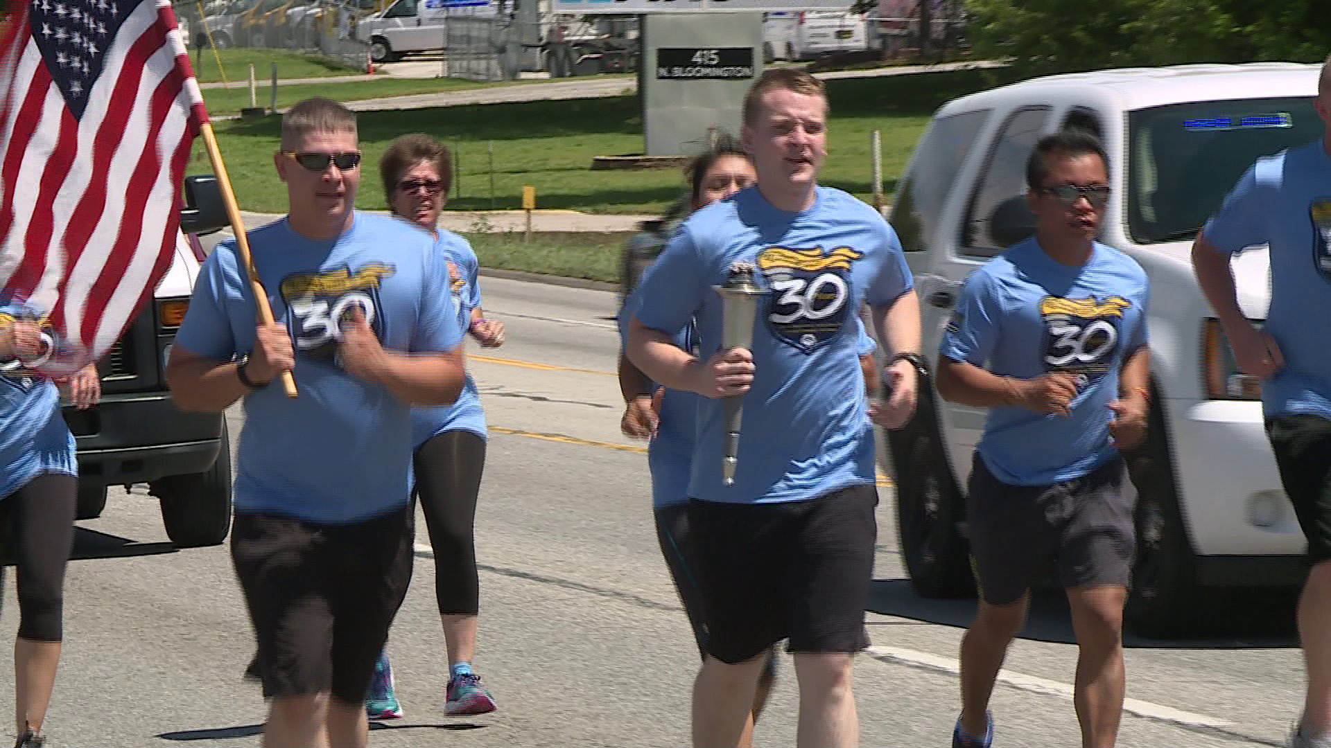 Dexter, MO law enforcement supports Special Olympics with torch run