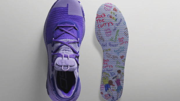 steph curry shoes for girls purple