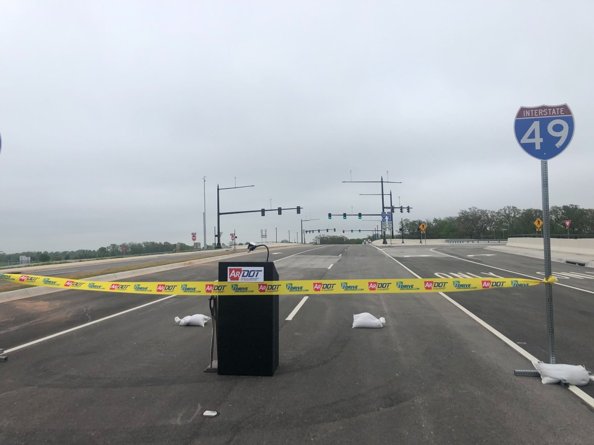 Ribbon Cutting Marks Near Completion Of 8th Street Interchange Of I-49